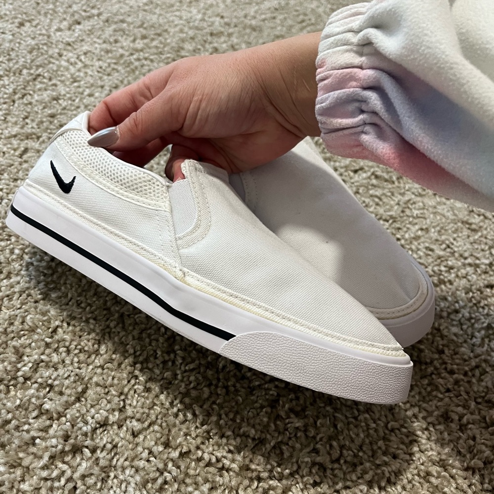 Nike canvas slip ons